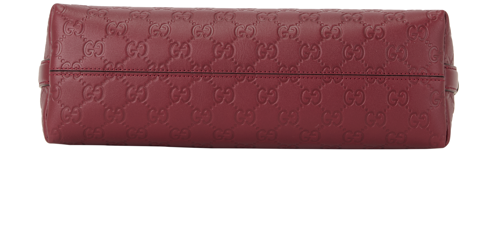 Arabella GG Emblem Shoulder Bag, &pound;950, Handbags, Red, Leather, Top view